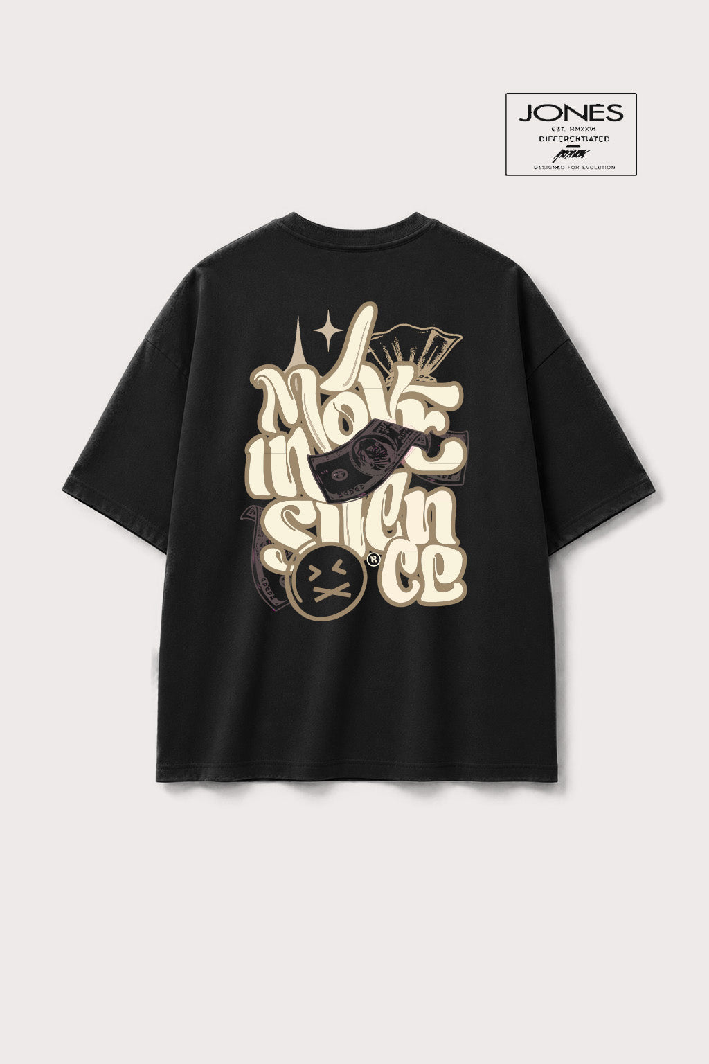 Camiseta Preta I Move In Silence
