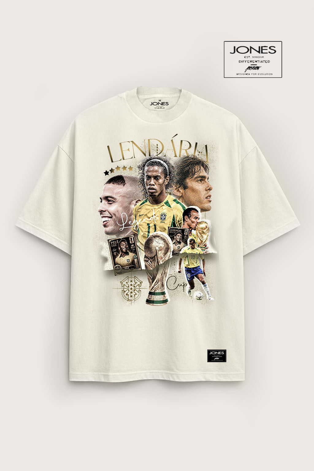 Camiseta Oversized Lendária Cup Brazil