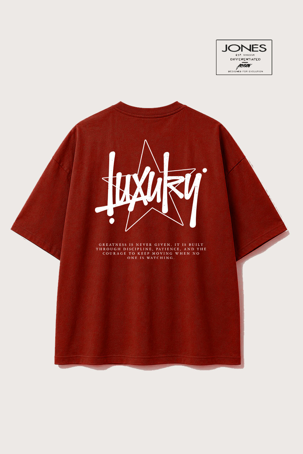 Camiseta Oversized Luxury