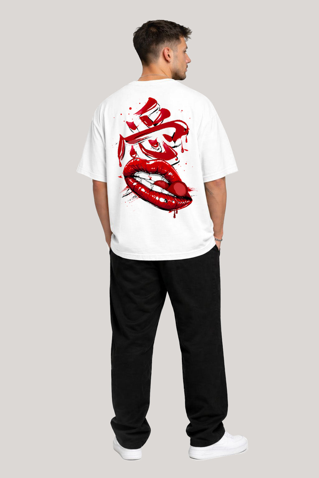 Camiseta Oversized Love Japan