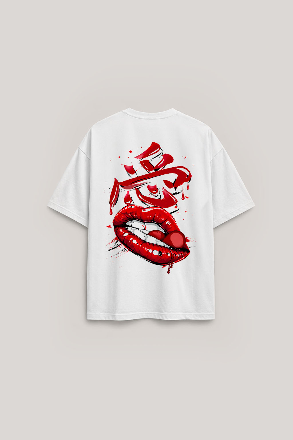 Camiseta Oversized Love Japan